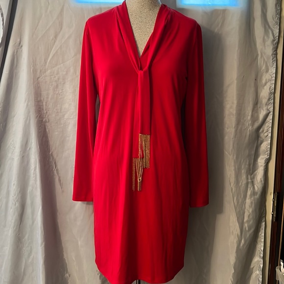 Michael Kors Dresses & Skirts - Michael Kors red tassel dress